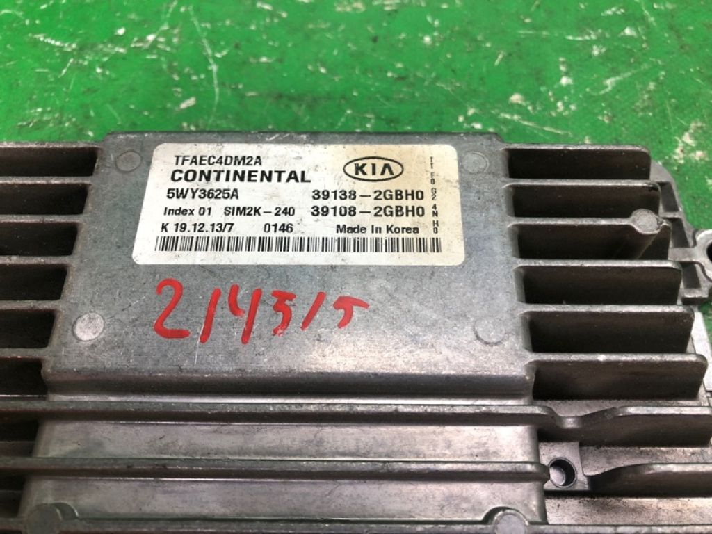 39108-2GBH0 | Блок керування двигуном KIA OPTIMA TF 11-16 - Фото 2