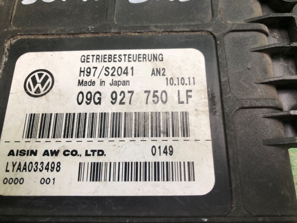 09G 927 750 LF | Блок управления АКПП VOLKSWAGEN JETTA USA 10-17 - Фото 4