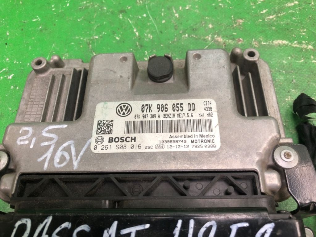 07K 906 055 DD | Блок керування двигуном VOLKSWAGEN PASSAT B7 11-15 - Фото 2