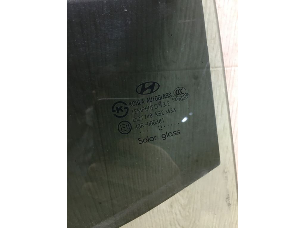 83411-3X020 | Стекло двери задн. лев. HYUNDAI ELANTRA MD 10-15 - Фото 2