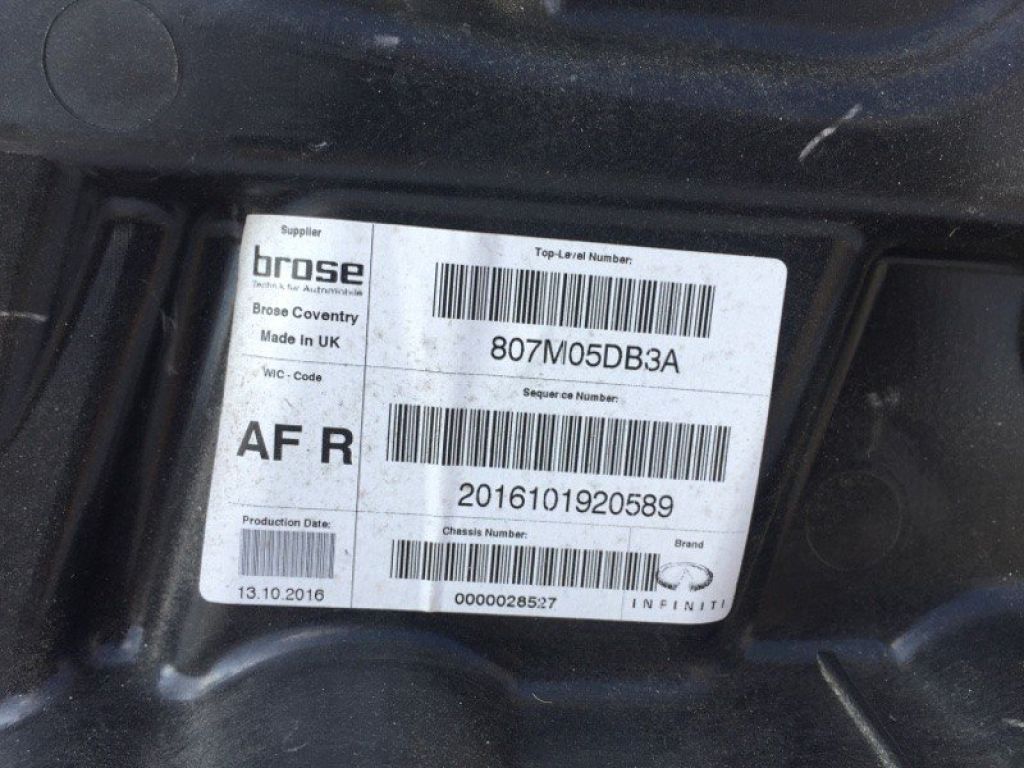 80720-5DM0A | Стеклоподъемник передн. прав. INFINITI QX30 16-20 - Фото 5