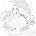 958 556 442 01 | Накладка крыла переднего внутренняя прав. PORSCHE CAYENNE 10-18 - Превью 2