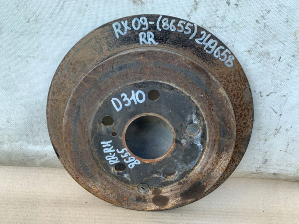 42431-0E020 | Тормозной диск задний LEXUS RX350/450 09-15