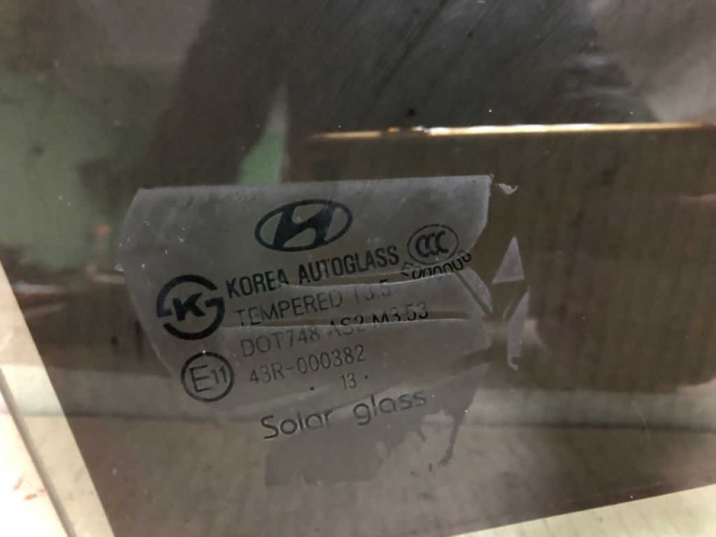 83421-3S010 | Скло дверей задн. прав. HYUNDAI SONATA YF 10-14 - Фото 2