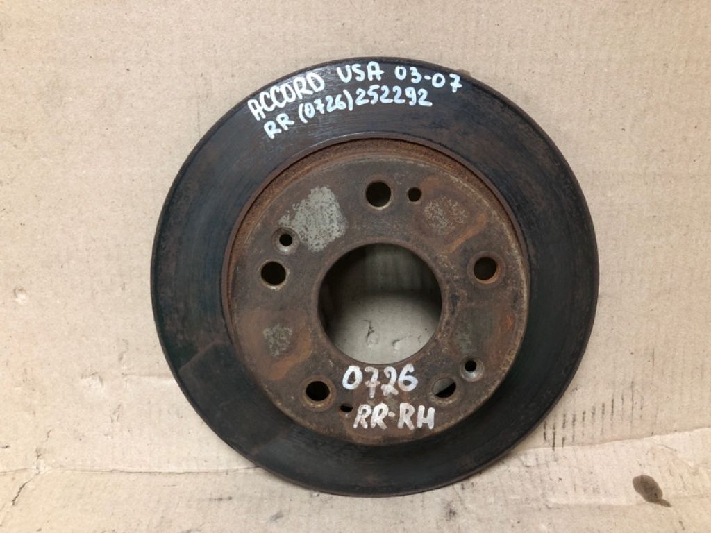 42510-SDA-A00 | Гальмівний диск задній HONDA ACCORD USA 03-07