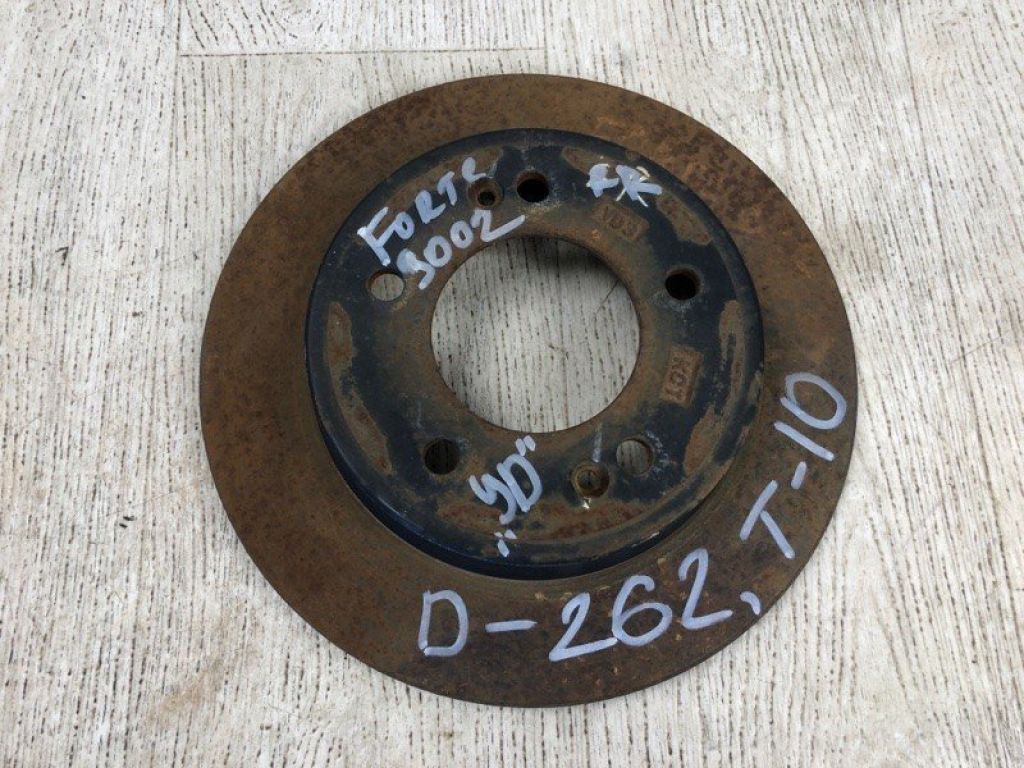 58411-3X300 | Гальмівний диск задній KIA FORTE YD 12-