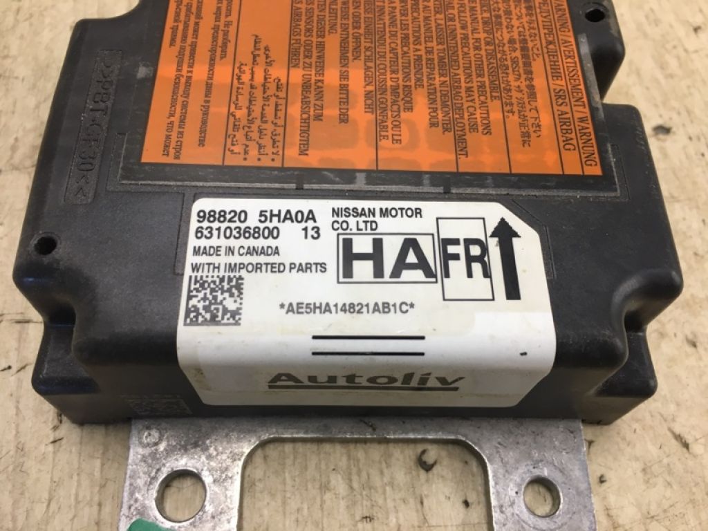 98820-5HA9A | Блок управления AIRBAG NISSAN X-TRAIL/ROGUE T32 13-20 - Фото 5