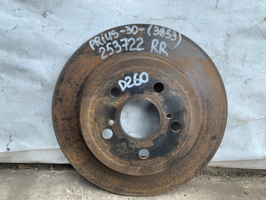 42431-12310 | Тормозной диск задний TOYOTA PRIUS - 30 09-17