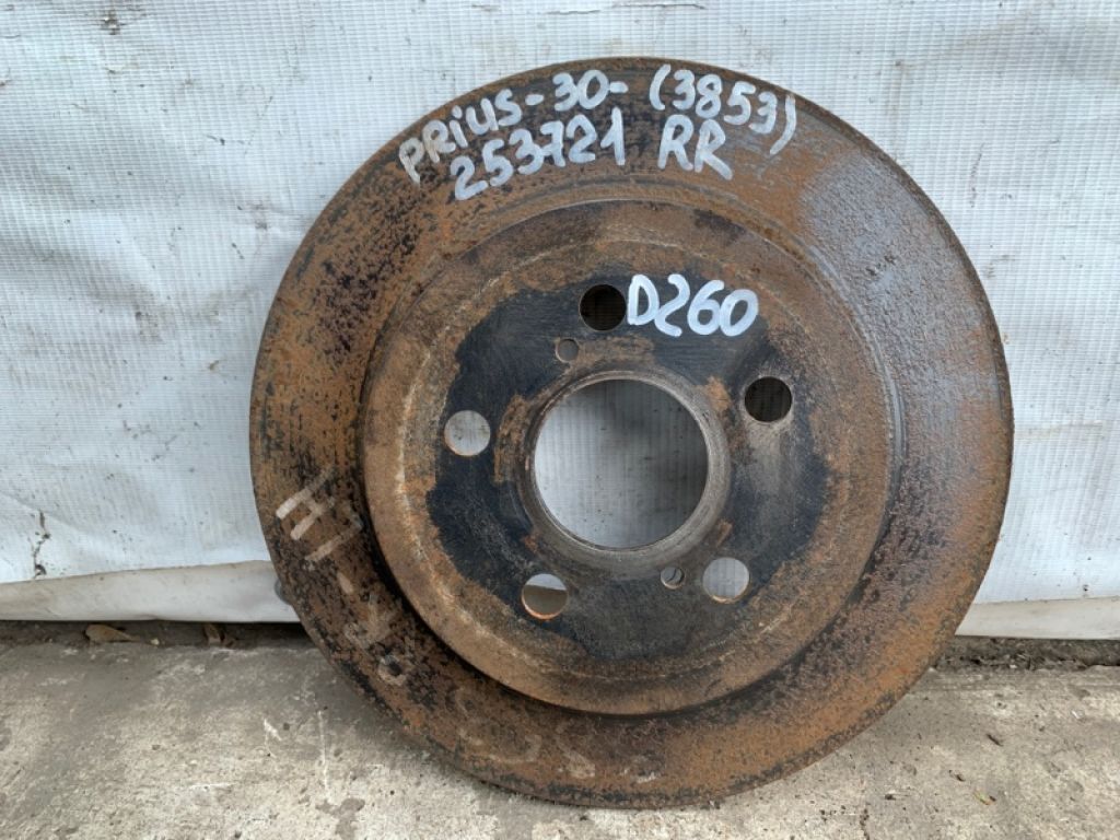 42431-12310 | Тормозной диск задний TOYOTA PRIUS - 30 09-17