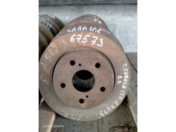 Тормозной диск задний TOYOTA AURIS 06-12
