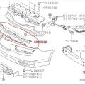 57713XA09A | Кронштейн переднього бампера SUBARU TRIBECA B10 07-13 - Прев'ю 4