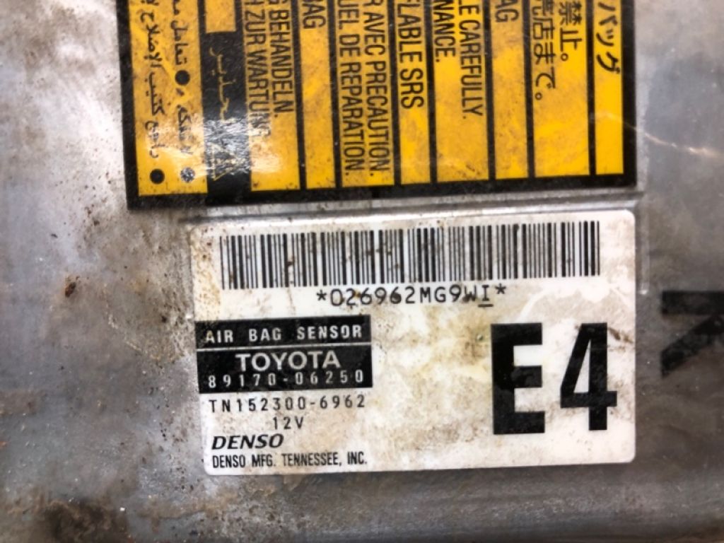 89170-06250 | Блок керування AIRBAG TOYOTA CAMRY 30 02-06 - Фото 2