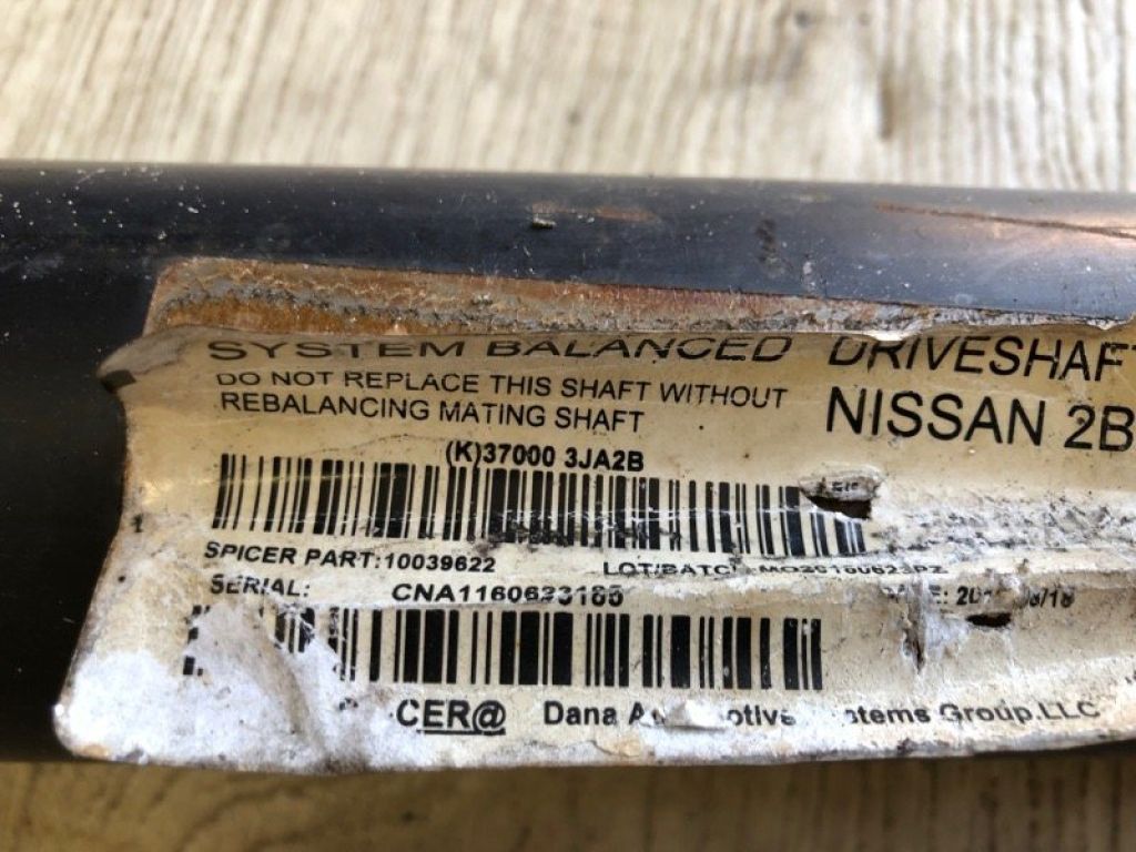 37000-3JA2B | Карданний вал задній INFINITI QX60/JX35 12-20 - Фото 6