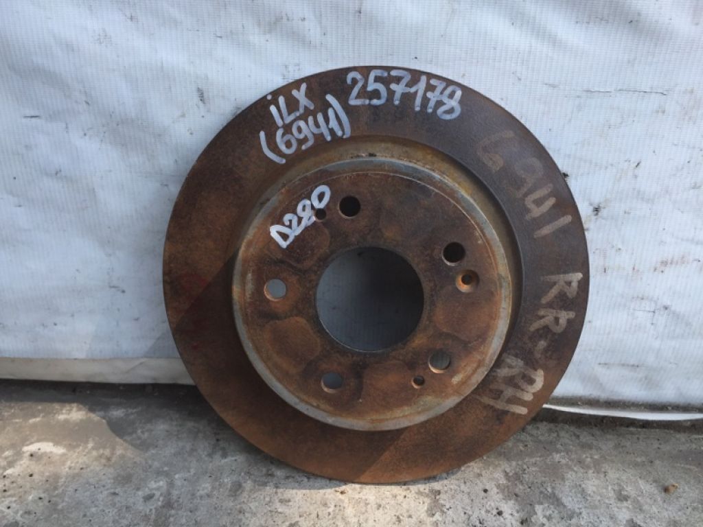 42510-T2F-A00 | Гальмівний диск задній ACURA ILX 16-19