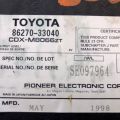 8627533040 | CD-чейнджер LEXUS ES300 96-01 - Прев'ю 7
