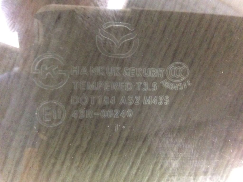 BBM5-72-511A | Скло дверей задн. прав. MAZDA 3 BL 09-13 - Фото 4