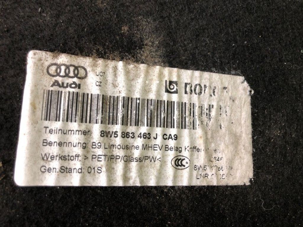8W5 863 463 J | Полиця багажника AUDI A4 15- - Фото 4