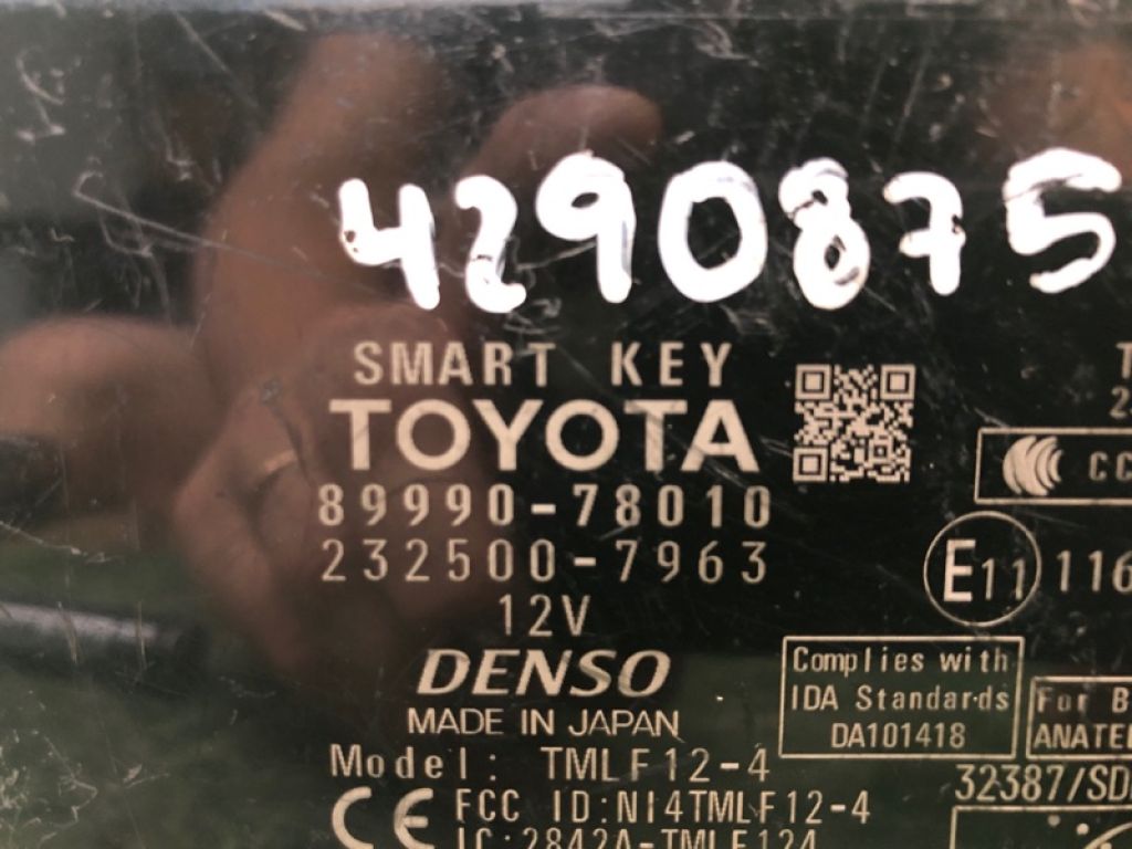 89990-78010 | Блок электронный LEXUS NX 14-21 - Фото 3