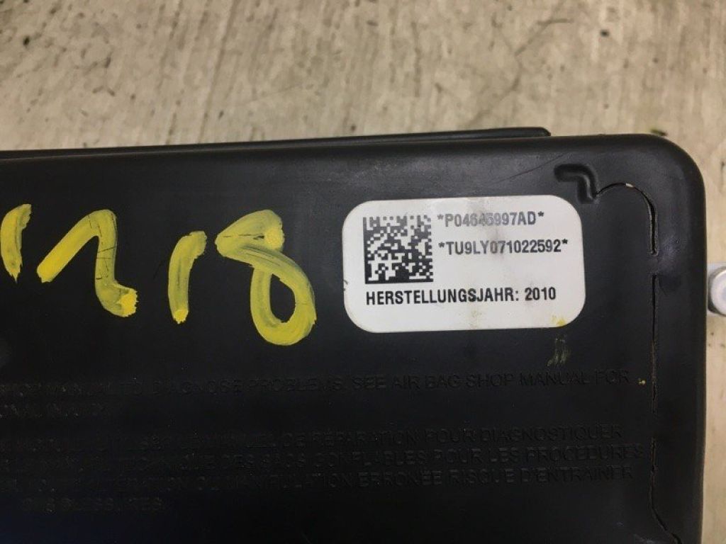 4645997AD | Подушка безопасности в сиденье лев. DODGE JOURNEY 08-20 - Фото 4