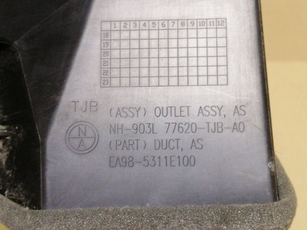 77620-TJB-A02ZB | Дефлектор воздушный передн. прав. ACURA RDX 19- - Фото 7