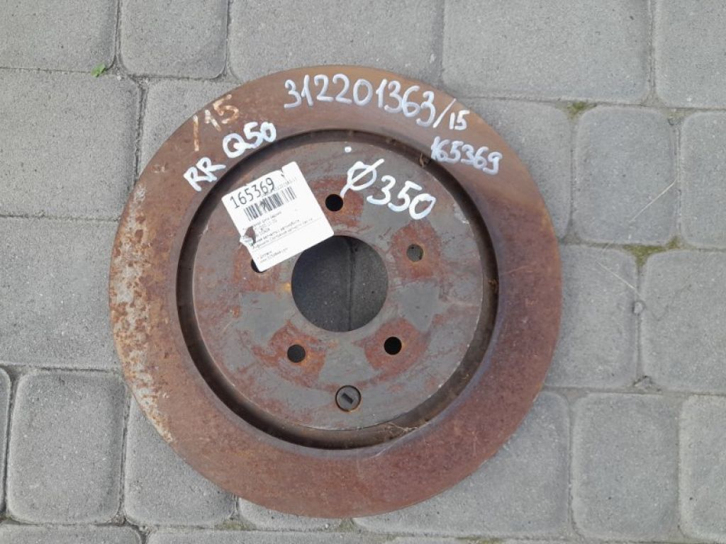 43206-1CA0A | Гальмівний диск задній INFINITI Q50 15-20