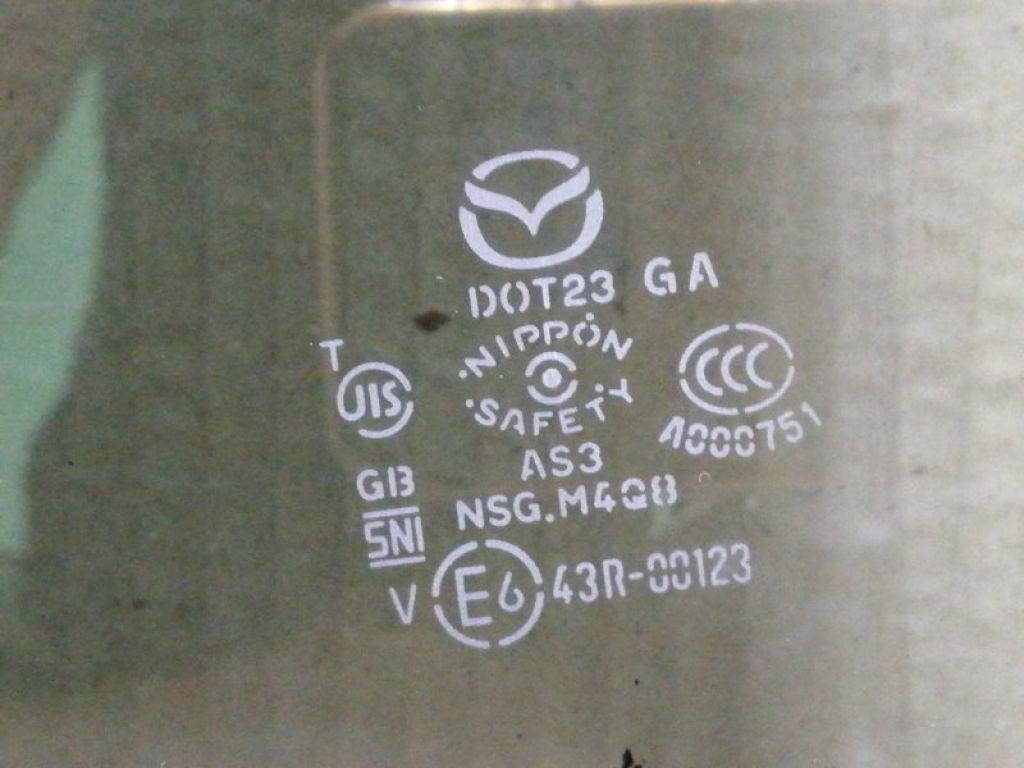 KD47-73-510 | Скло дверей задн. лів. MAZDA CX-5 (KE) 11-17 - Фото 2