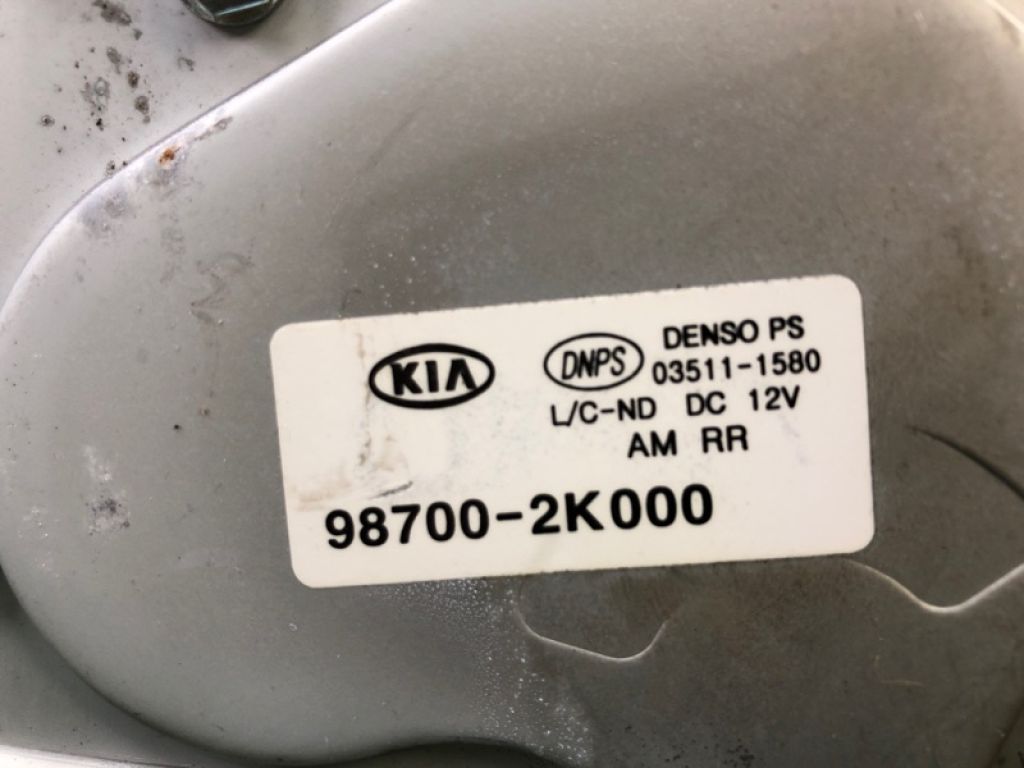 98710-2K100 | Моторчик склоочисника задн. KIA SOUL AM 08-13 - Фото 6