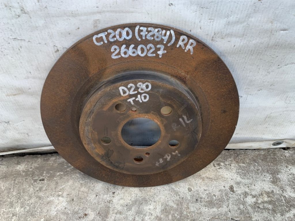 42431-52160 | Тормозной диск задний LEXUS CT200 11-17 - Фото 2