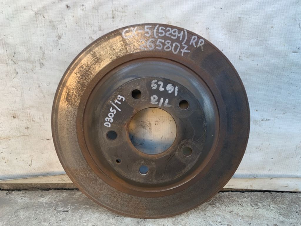 K011-26-251B | Тормозной диск задний MAZDA CX-5 (KE) 11-17