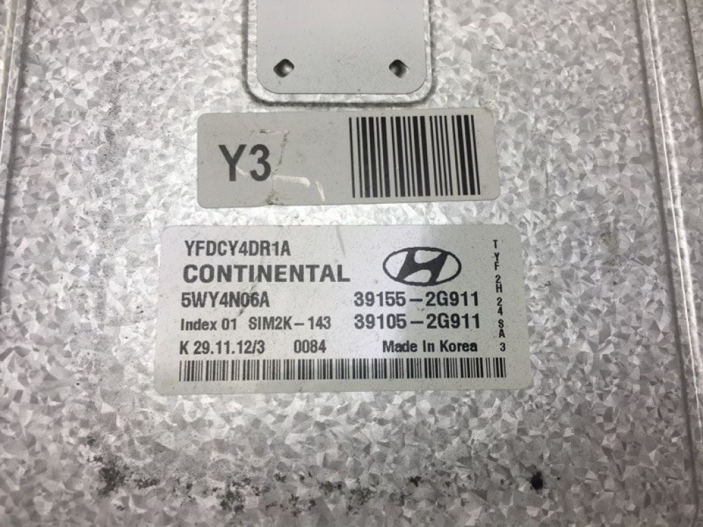 39105-2G911 | Блок керування двигуном HYUNDAI SONATA YF 10-14 - Фото 3