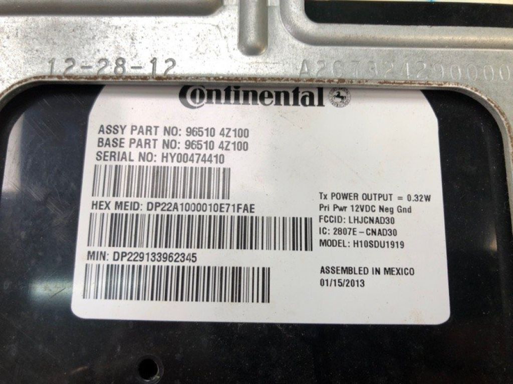 96510-4Z100 | Блок електронний HYUNDAI SANTA FE (DM) 12-18 - Фото 3