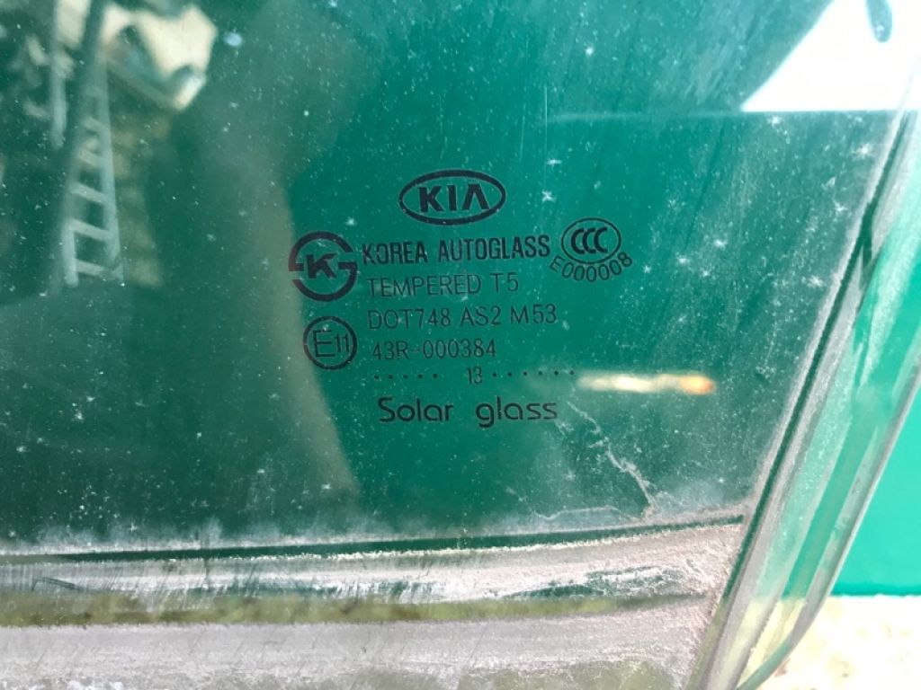 82411-2T010 | Скло дверей передн. лів. KIA OPTIMA TF 11-16 - Фото 2