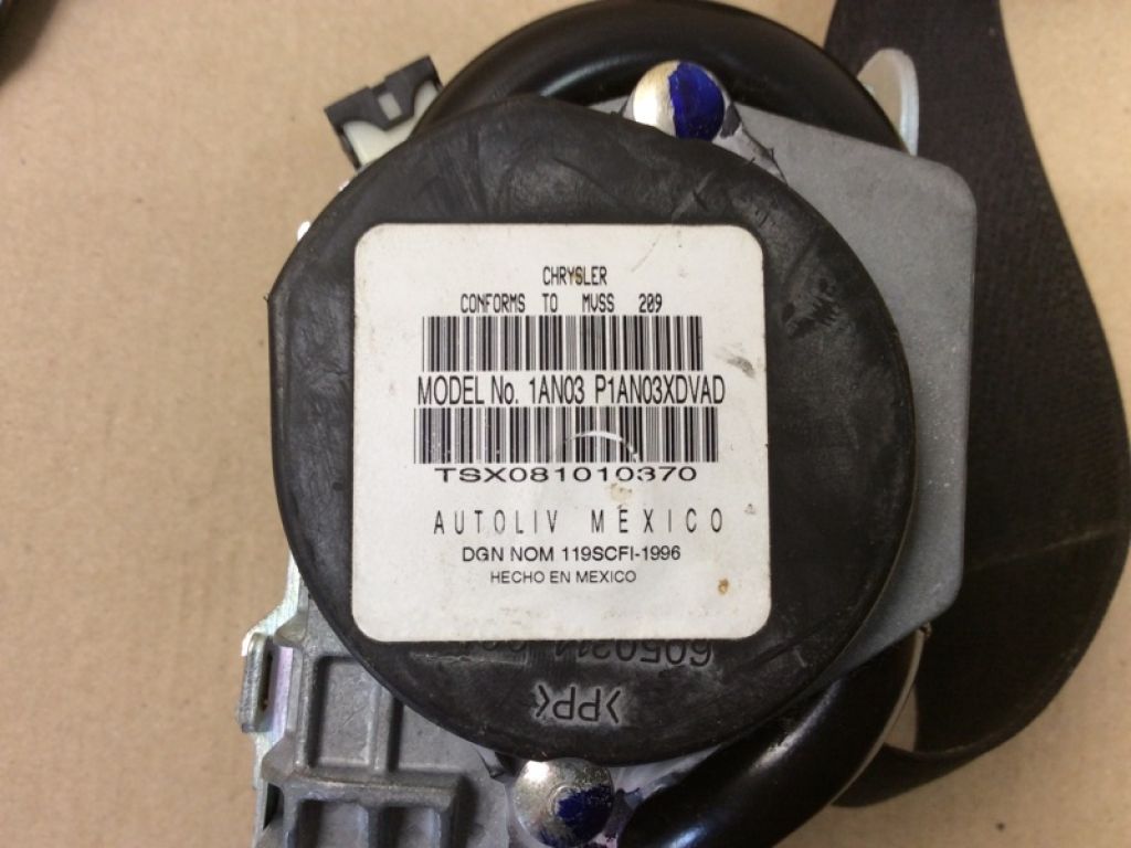 1AN05XDVAB | Ремень безопасности передн. лев. DODGE JOURNEY 08-20 - Фото 4