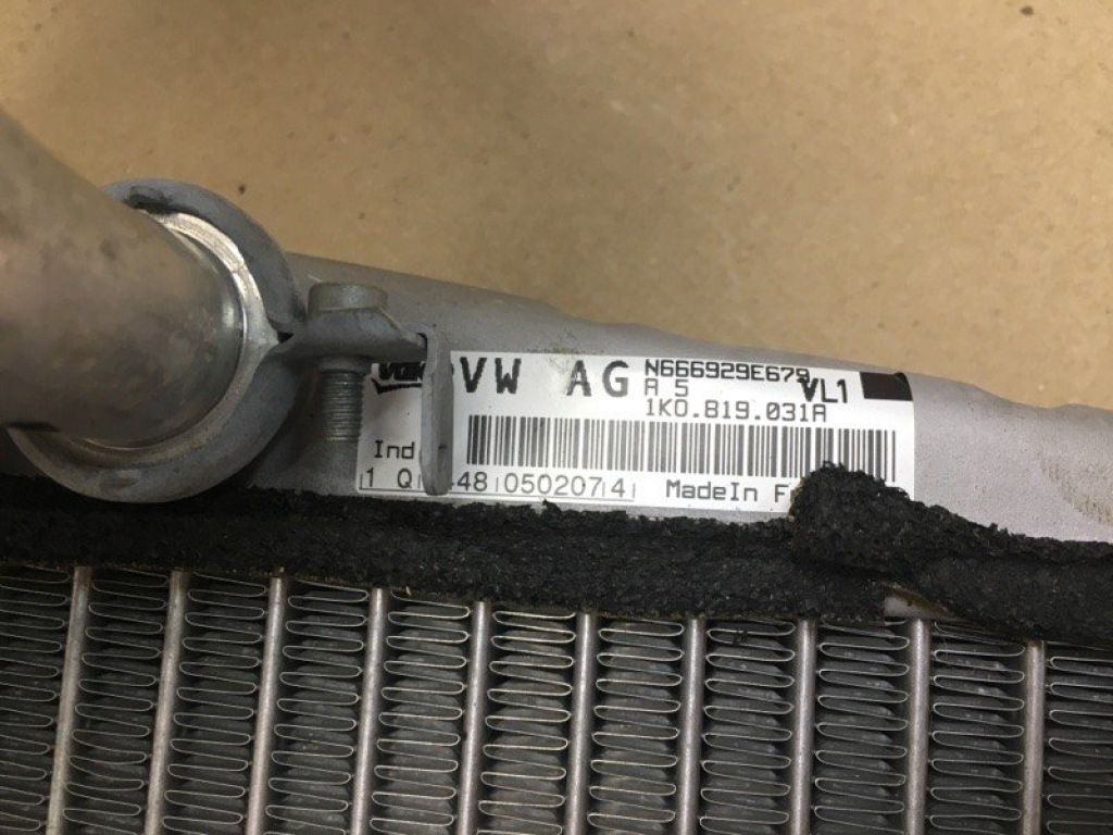 1K0 819 031 B | Радіатор пічки VOLKSWAGEN JETTA 05-10 - Фото 5