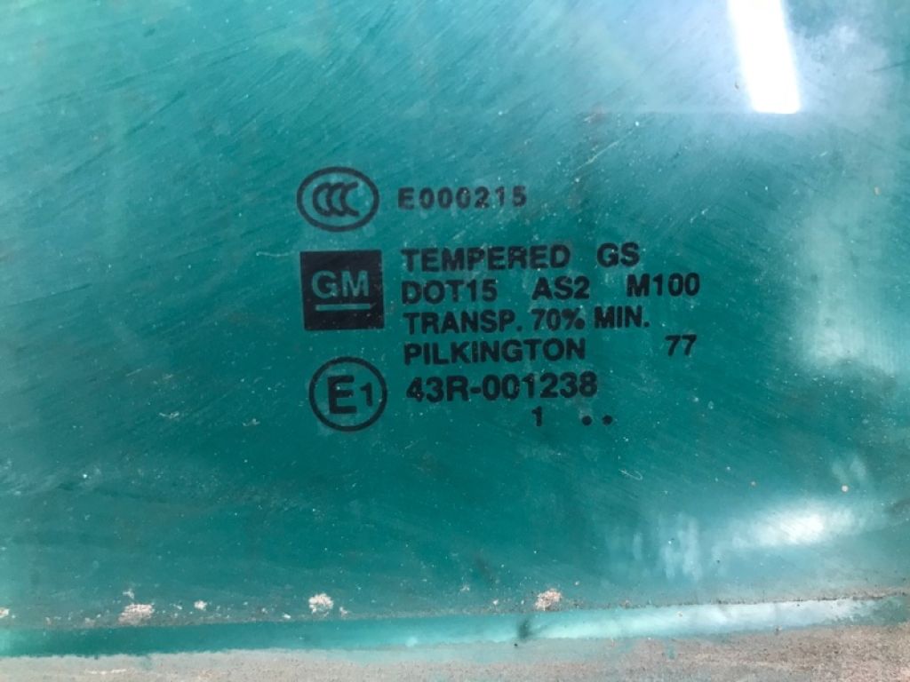 22860297 | Стекло двери задн. прав. CHEVROLET VOLT 10-15 - Фото 2