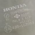 73400-SED-000 | Скло дверей задн. прав. HONDA ACCORD CL7 03-07 - Прев'ю 2