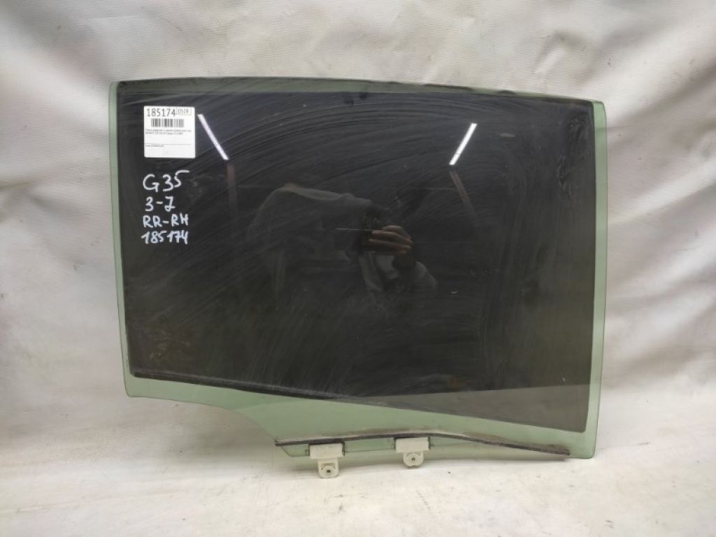 82300-JK000 | Скло дверей задн. прав. INFINITI G25/G35/G37/Q40 06-14