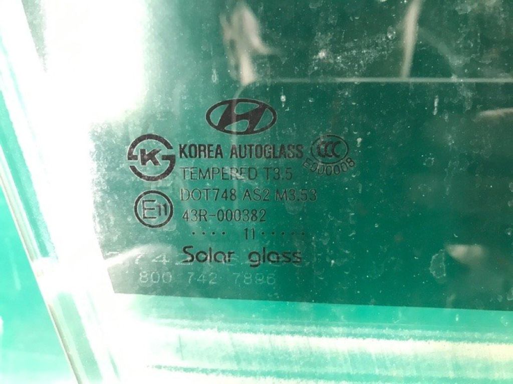 82421-3X020 | Стекло двери передн. прав. HYUNDAI ELANTRA MD 10-15 - Фото 2