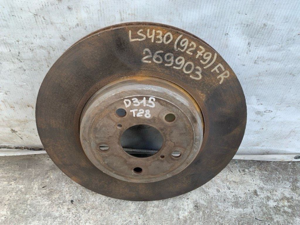 43512-50160 | Гальмівний диск передній LEXUS LS430 00-06 - Фото 2