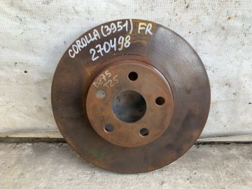 Тормозной диск передний TOYOTA COROLLA 120 00-07