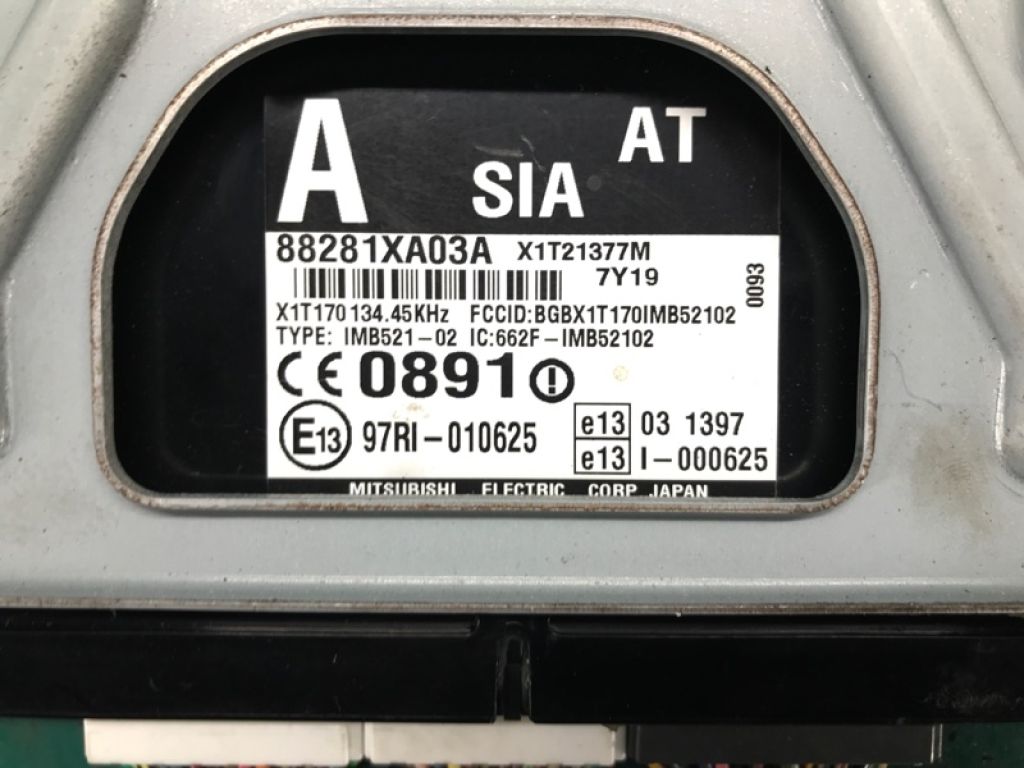 88281XA03A | Блок иммобилайзера SUBARU TRIBECA B9 05-07 - Фото 3