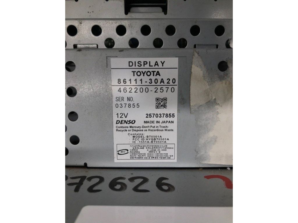 86111-30A20-C0 | монітор LEXUS GS350 GS300 05-11 - Фото 5