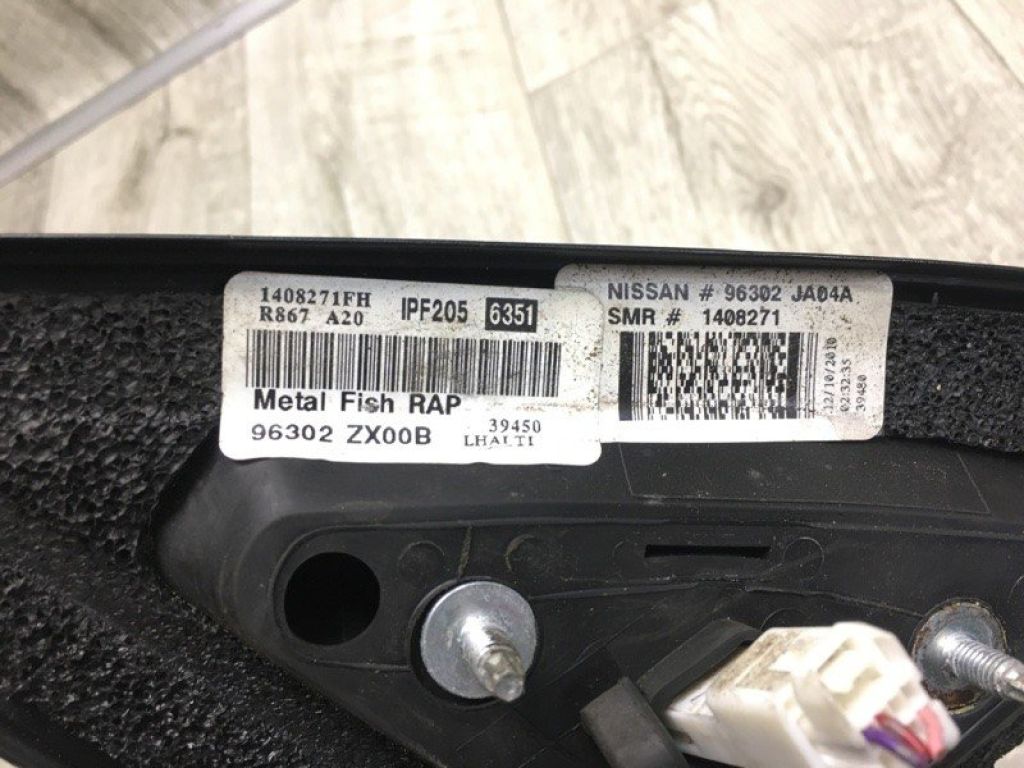 96302-JA04A | Зеркало лев. NISSAN ALTIMA L32 07-12 - Фото 7