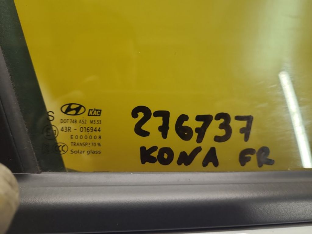 82420 J9020 | Стекло двери передн. прав. HYUNDAI KONA OS 17-23 - Фото 2