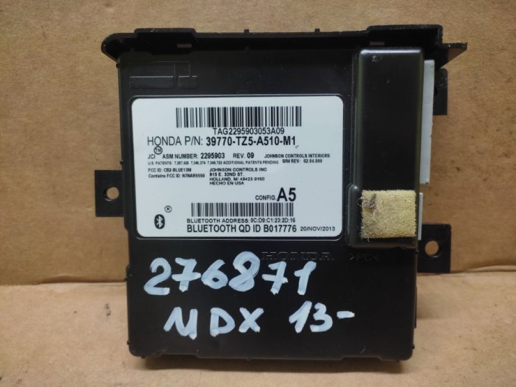 39770-TZ5-A52 | Блок управления блютуз ACURA MDX (YD3) 13-21 - Фото 2