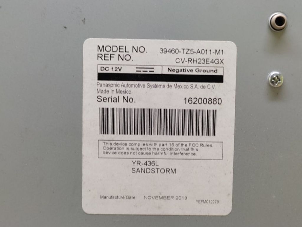39460-TZ5-A01ZA | Монитор задн. ACURA MDX (YD3) 13-21 - Фото 5