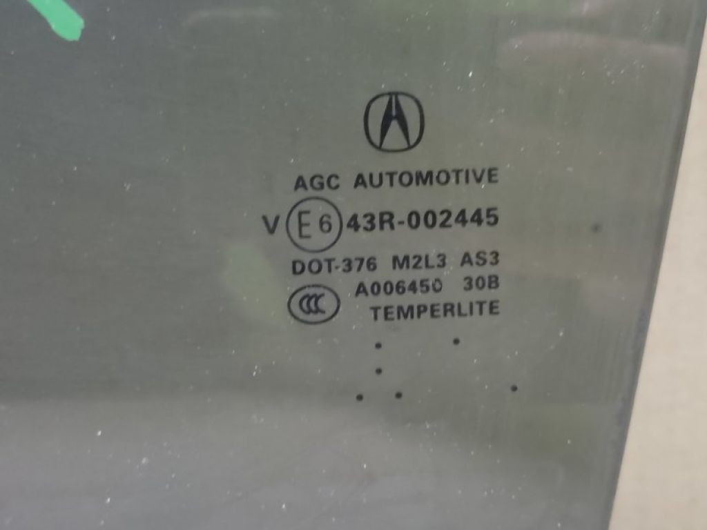73450-TX4-A01 | Скло дверей задн. лів. ACURA RDX 12-19 - Фото 2