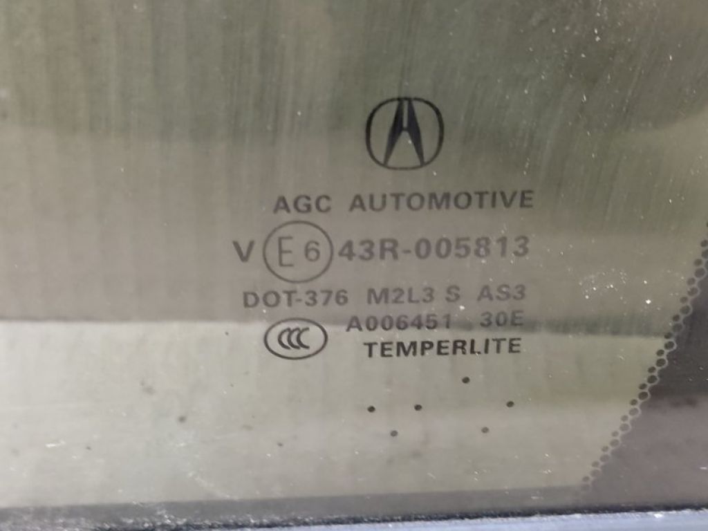 73460-TX4-A02 | Скло дверей глухе задн. лів. ACURA RDX 12-19 - Фото 2