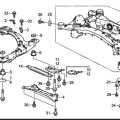 50295-T2F-A01 | Крепление балки подвески передн. лев. ACURA TLX 17-20 - Превью 2