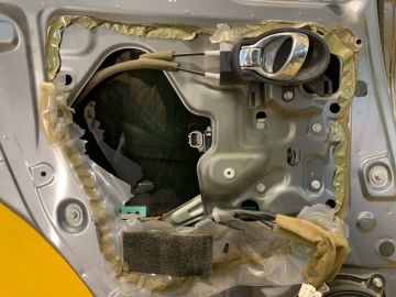 Стеклоподъемник задн. лев. NISSAN JUKE 10-19
